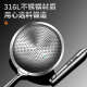 漏勺304不锈钢食品级大号316家用厨房漏勺火锅商用油炸捞面勺笊篱