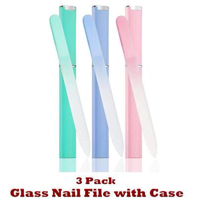 Glass Nail File Fingernail Crystal Nail File Filer Nail Care