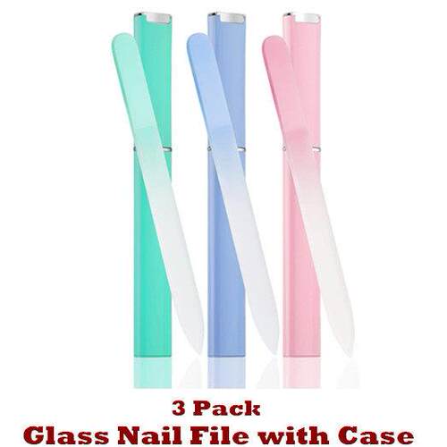 Glass Nail File Fingernail Crystal Nail File Filer Nail Care