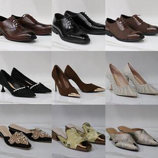 皮鞋 鞋 衣柜装 柜摆件全屋定制软装 子陈列 饰品鞋 样板房衣帽间高跟鞋