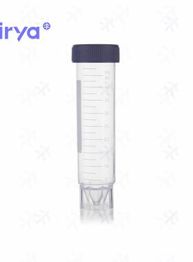 Virya维尔亚实验室用塑料离心管50ML蓝色螺旋盖子平底可立款
