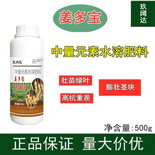 大姜专用叶面肥生根壮苗剂防干尖黄叶药控旺药膨大素生姜水溶肥料