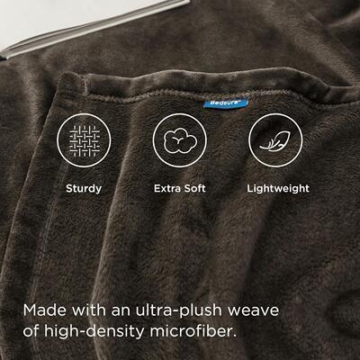 Flannel Fleece Throw Blanket Couch Sofa Bed Soft Twin
