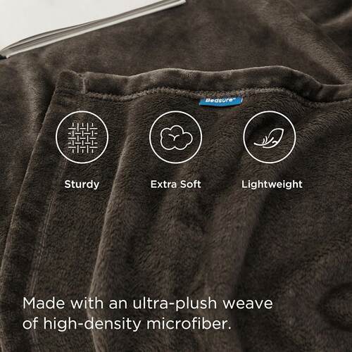 Flannel Fleece Throw Blanket Couch Sofa Bed Soft Twin