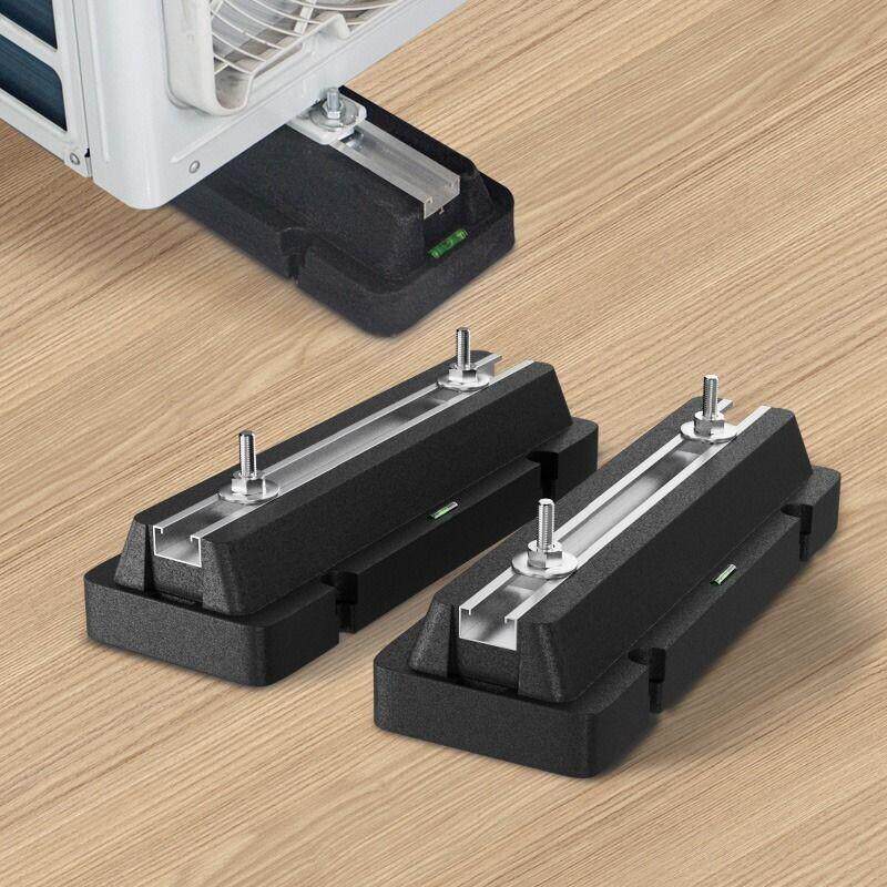 空调外机减震垫中央空调防震垫落地支架降噪隔音橡胶底座防水大脚