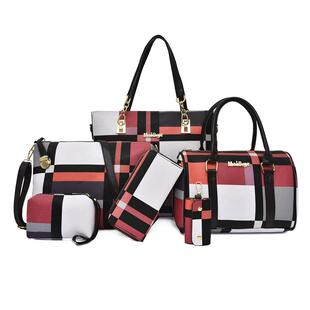 6pcs Womens Handbags Tote Bags Shoulder Bag Purses Satchel