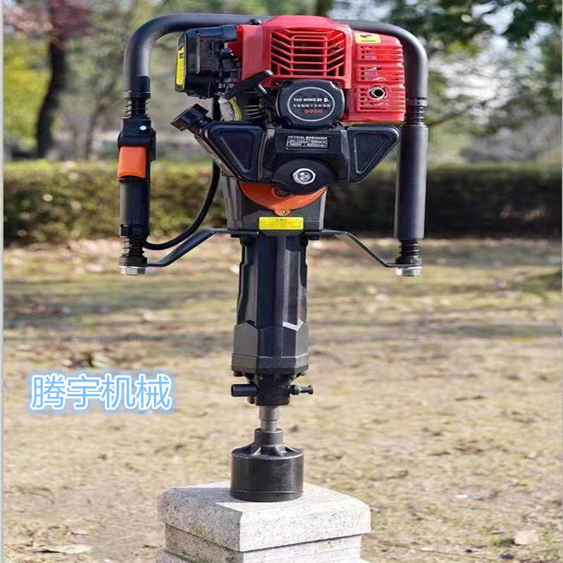 供应手持式植桩机 小型打桩机多少钱台 便携式汽油植桩机出厂价