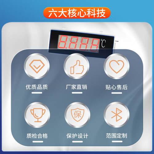 YT-DP04X1温度显示器大屏变送器带控制报警功能变送器LED显示计