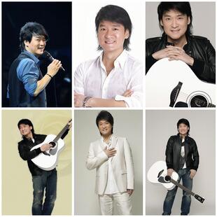 周华健海报周边墙贴卧室咖啡厅KTV酒吧网吧茶餐厅密室装饰画壁纸