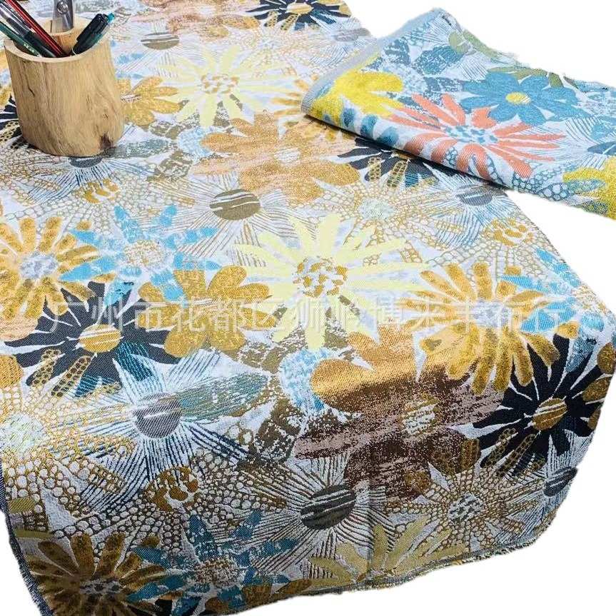 抱枕沙发窗帘高端时尚波西米亚风提花面料 欧美热销 现货批发