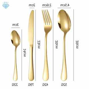 tableware 24pcs knife Western and steel fork spoon stainless