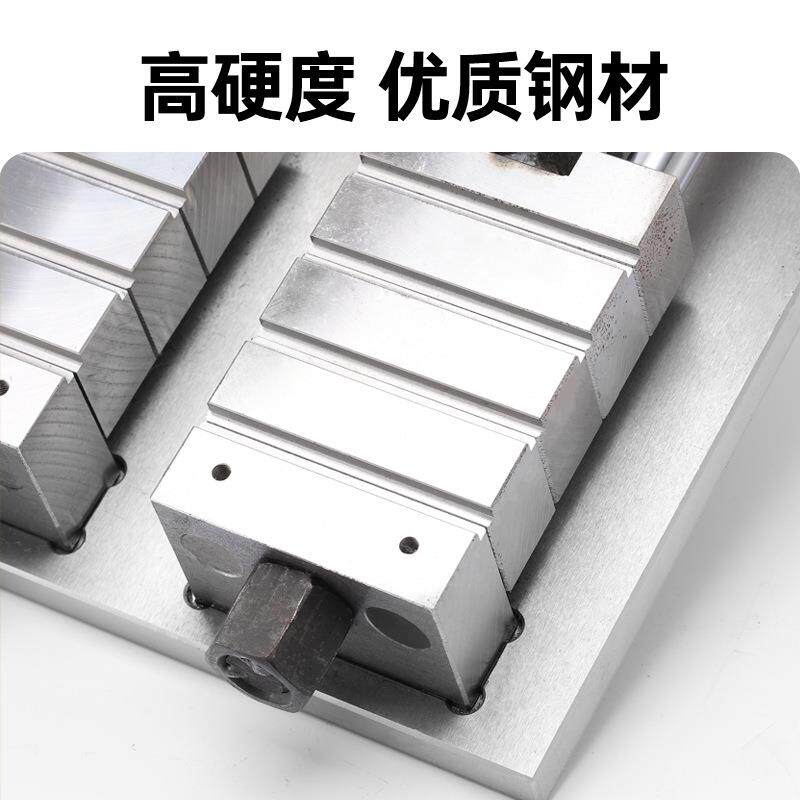 多工位铜公夹具平口钳cnc工装夹具数控加工中心电脑锣夹具台虎钳图片