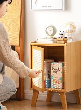 新款超窄床头柜简架约现床小型边柜卧室收S-05858纳置物家用床头