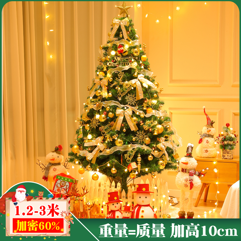 2024新款圣诞树家用diy套餐加密网红ins风圣诞节家庭圣诞摆件装饰