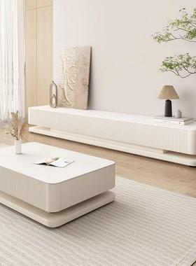 Tal轻奢现代简约超长岩板电视柜茶几组合家用意式落地大户型北欧