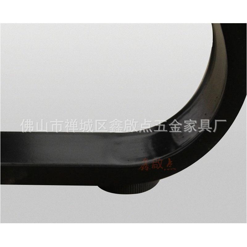 铁艺会议桌架金属蝴蝶脚钢架办公桌脚支架桌腿钢制简约办公桌架