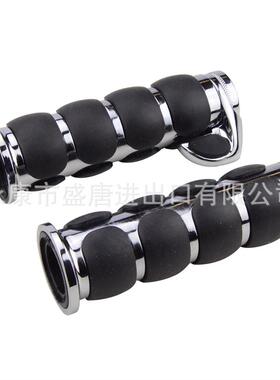 GOOFIT25毫米摩托车把手一对带衬垫把手用于ElectraGlide