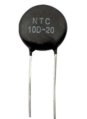 NTC MF72 5D-9热敏电阻 高功率纽扣状热敏电阻 黑色圆形插件电阻