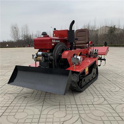 出口多功能果园耕开轨机柴沟油链式地小型微耕机家FRT用犁地翻地