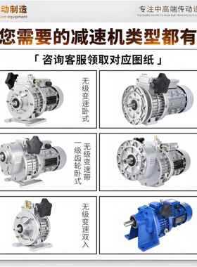 MB55B5.5XW6给煤机速机B75Y923B7.5XWY7硬齿减面摩擦式无极变M速
