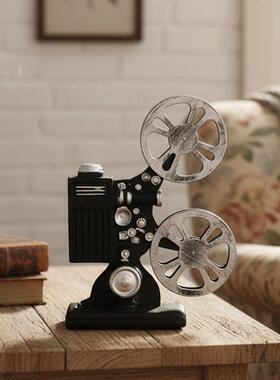 创意礼品家居装饰品 复古做旧工艺摆件 老式放映机