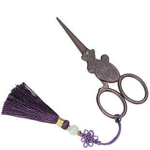 复古茶叶泡袋小剪刀 功夫茶具茶道配件茶剪 5ZW 十二生肖剪刀