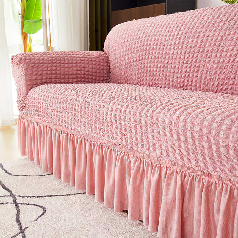 泡泡纱裙边沙发套罩弹力全包万能套四季通用沙发坐垫防滑透气,居家布艺,沙发套,淘宝优惠券,粉丝福利购,淘宝优惠卷
