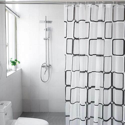 Waterproof Shower Curtain Mildew Proof Durable Bathroom Scre