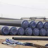 钢套钢蒸汽保温管 高温蒸汽直埋保温管复合蒸汽直埋管发泡管道