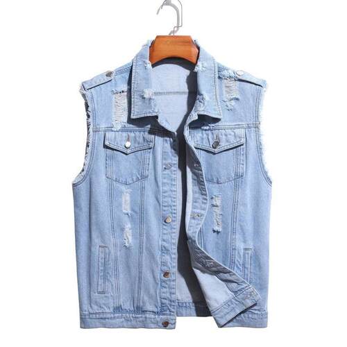 U 99459 Trendy Denim Vest 2025 休闲牛仔马甲