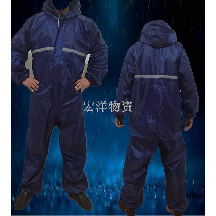 成男女连身雨衣行户外登山劳保防护衣雨衣喷骑漆洗车服防人水防臭