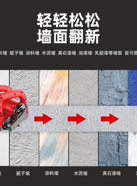 新墙款刨墙新机大功率无死角RNC铲墙刨机混凝土白灰翻粗铲腻子