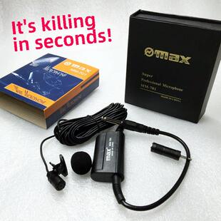 萨克斯5米 麦克风娱乐舞台表演乐器拾音器话筒 10米有线领夹电容式