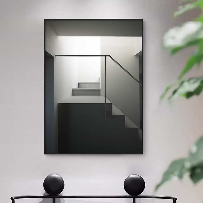 大幅黑白灰工业风北欧装饰画现代轻奢建筑别墅挂画客餐厅玄关壁画图片