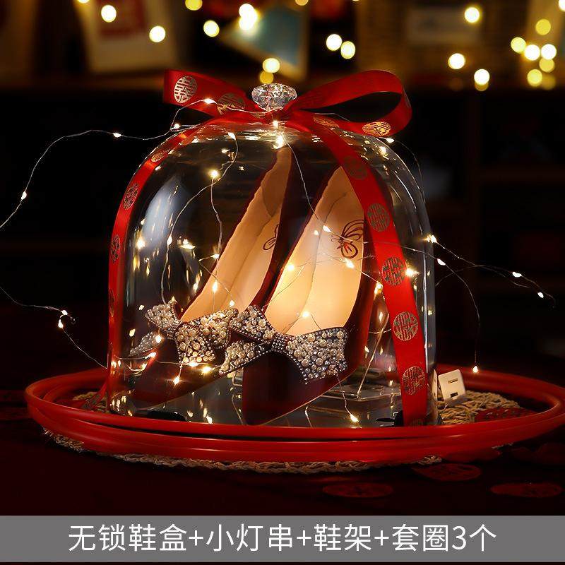 接亲游戏道具婚鞋陪嫁用品套装