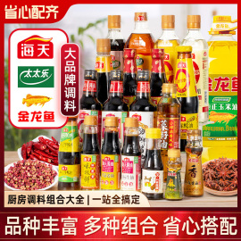 调料组合套装油盐酱醋调料品全套，家用宿舍小瓶做饭炒菜厨房调味料