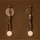 走廊复古设计洞apparatus石吧台茶室酒店壁灯卧室样板房装 饰床头