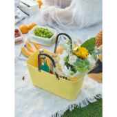 日式 野餐篮网红ins塑料手提篮田园收纳篮 菜篮子环保购物篮藤编式