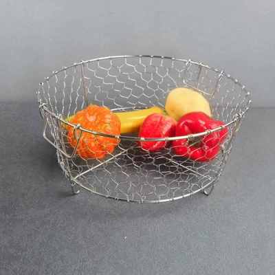 厨房沥水篮304不锈钢水果篮家用碗碟收纳篮Hin手工制作新款置物篮