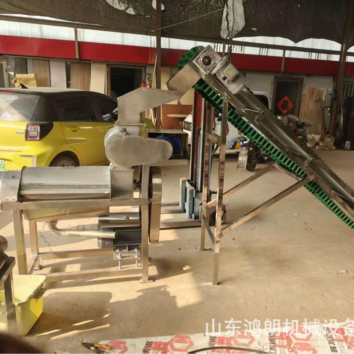 工业大产量鲜榨胡萝卜打汁机 果汁饮料粉碎脱汁机 破碎式榨汁