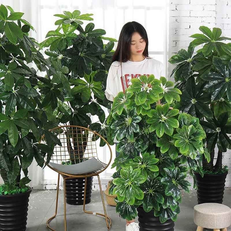 仿真发财树装饰植物室内假盆栽客厅花大型落地绿植塑料假花盆景