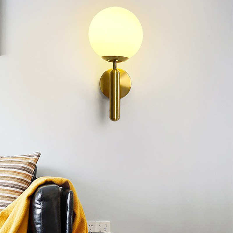 北欧轻奢壁灯简约卧室床头灯室内走廊玄关阳台门口过道背景墙灯具