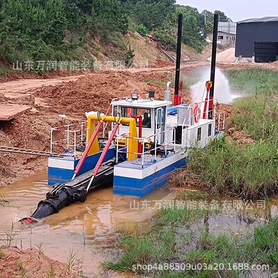尾矿库吸泥洗沙挖泥船河道清淤抽沙船大型挖泥船现货