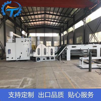 无胶棉生产线非织造布喷胶棉生产线精密烫光机硬质棉生产线