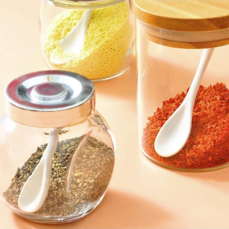 控盐勺2g1g陶瓷咖啡勺调料小勺子克数婴儿勺家用调味勺厨房盐佐料