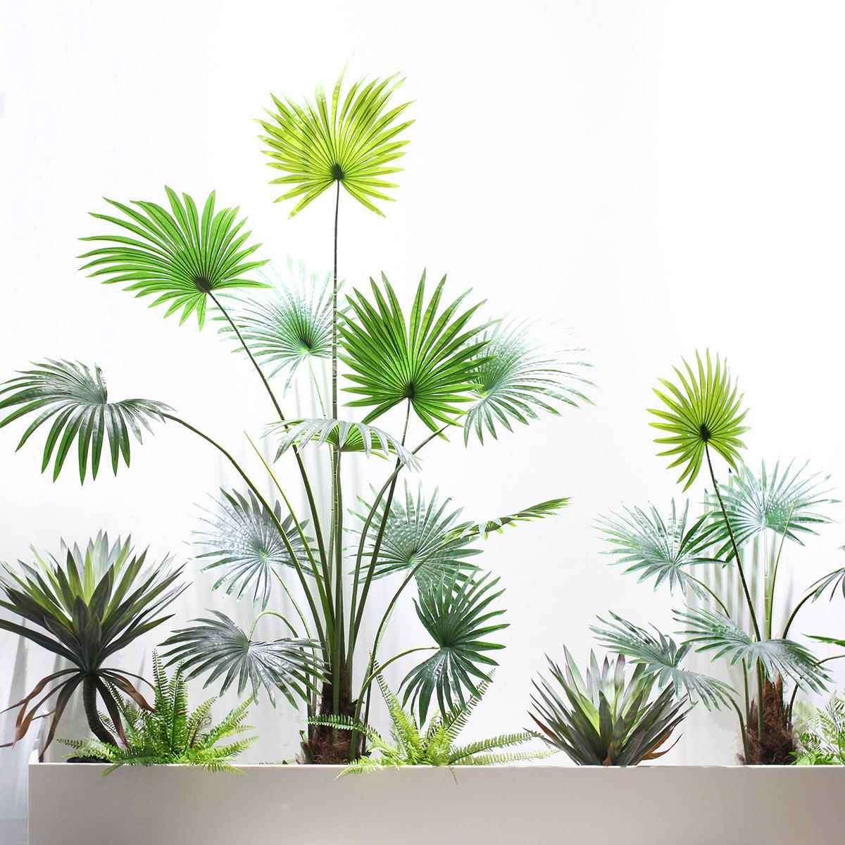 大型盆景装饰客厅落地散仿真植物尾葵假树假仿植盆栽真绿绿植仿摆