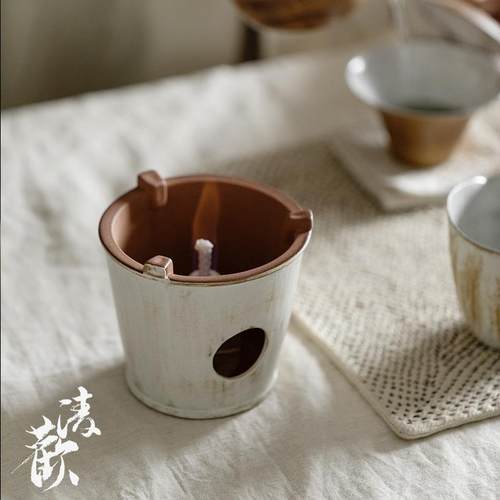 清欢丨复古陶泥碳炉小火炉 家用围炉煮茶风炉粗陶烧水炉子炭炉