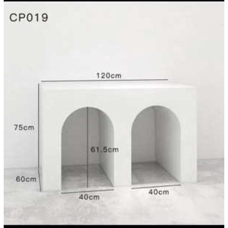 漆中岛地台木质方形立柱展柜展会白色烤展示台工艺品学校展台