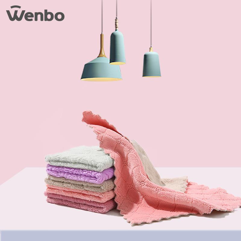 wenbo文博抹布加厚厨房清洁抹布