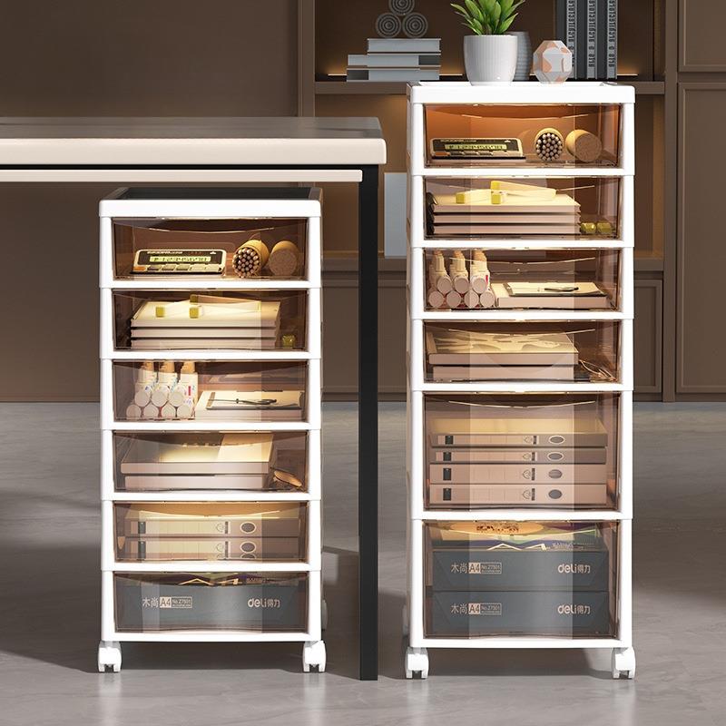 抽屉工位桌底收纳架收纳盒书桌移动桌面置物R^办公桌下文件收纳柜